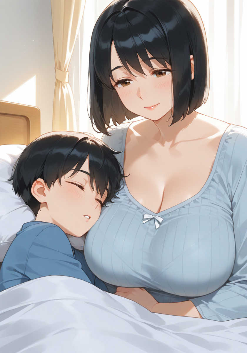 むぃむぃ君たち♡KanoMommy sleepy boys-pixiv插画-作品交流服务