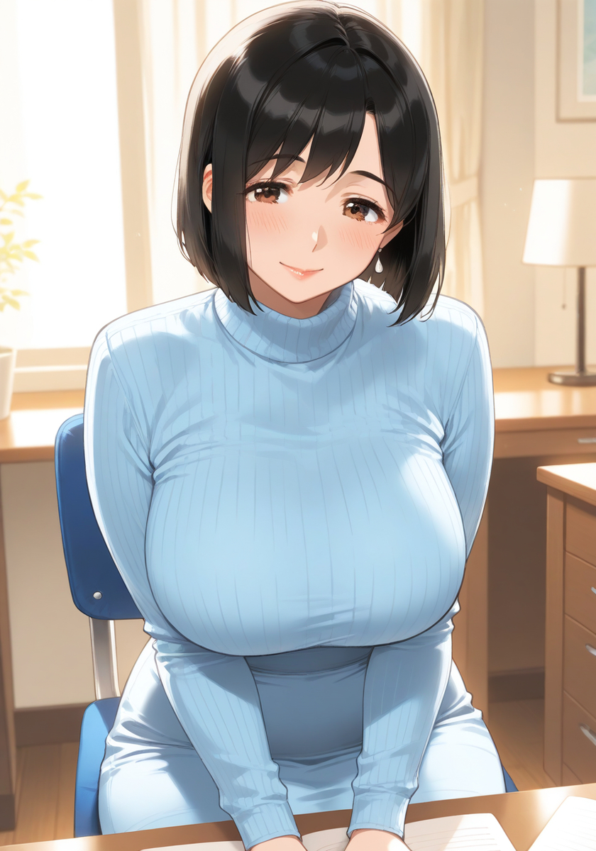 金曜日はテレワーク♡Mommy Friday WFH-pixiv插画-作品交流服务