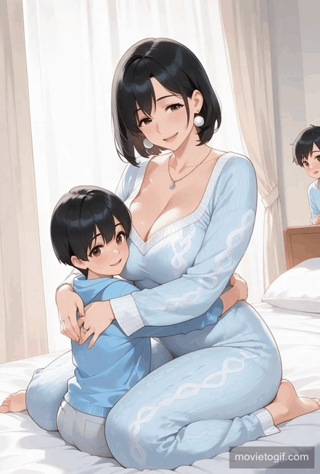 おはようキッス♡KanoMommy morning kiss-pixiv插画-作品交流服务