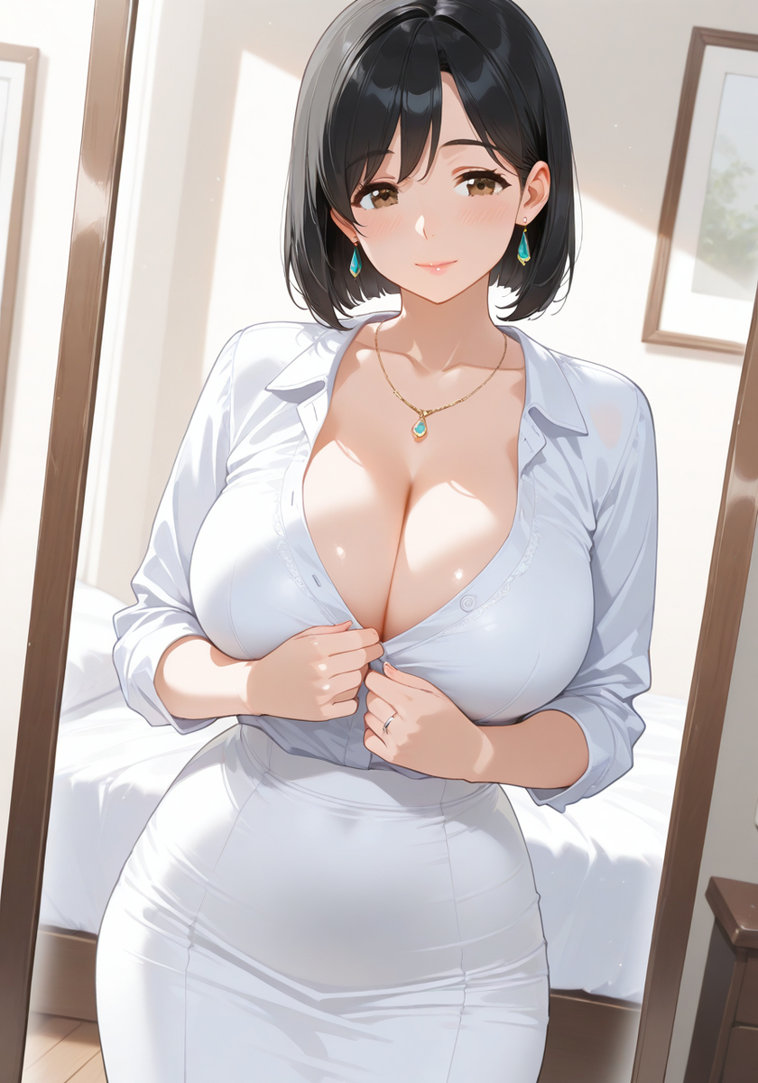 出社準備♡KanoMommy getting ready for-pixiv插画-作品交流服务