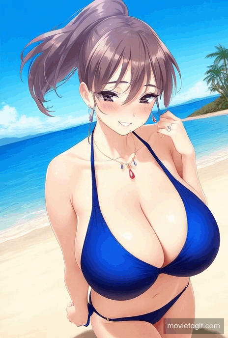 お母さんの誘惑ビキニ♡Teasing Close Mommy-pixiv插画-作品交流服务