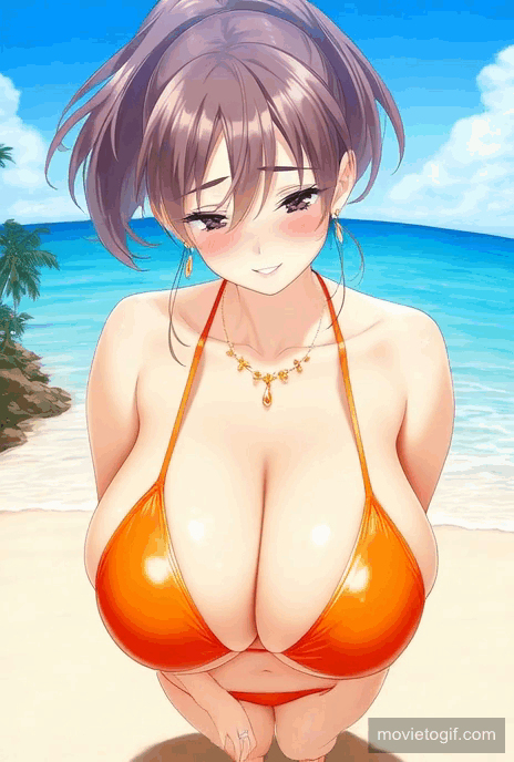 お母さんの誘惑ビキニ♡Teasing Close Mommy-pixiv插画-作品交流服务