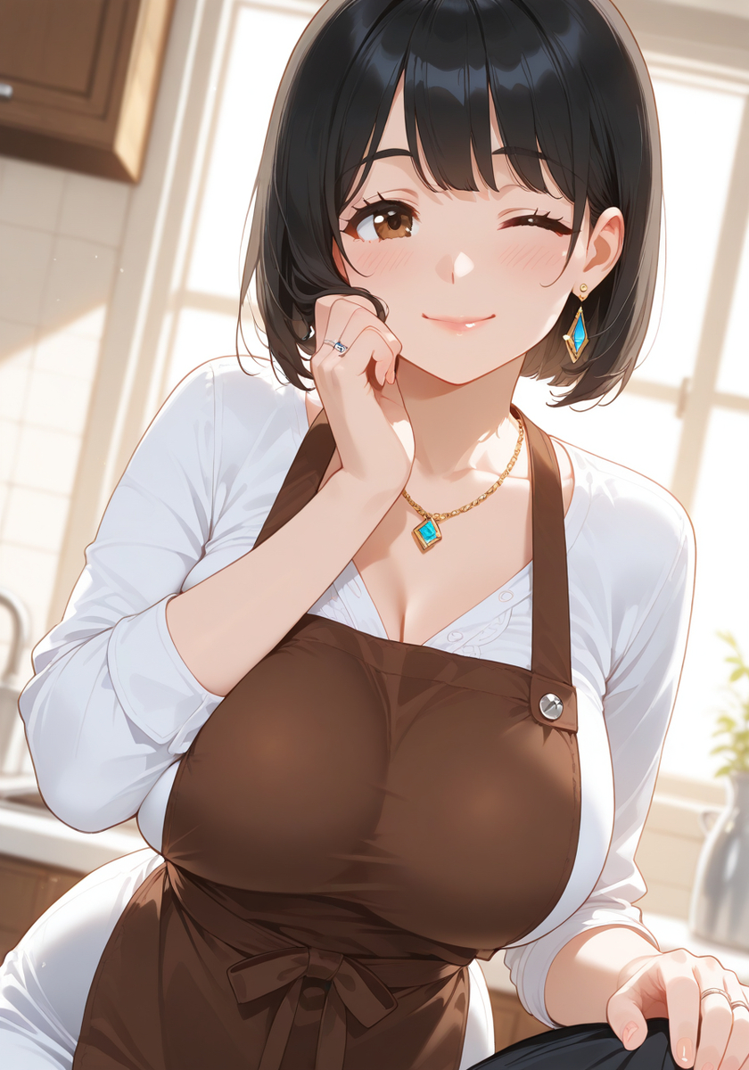 朝ごはんよ♡KanoMommy breakfast time-pixiv插画-作品交流服务