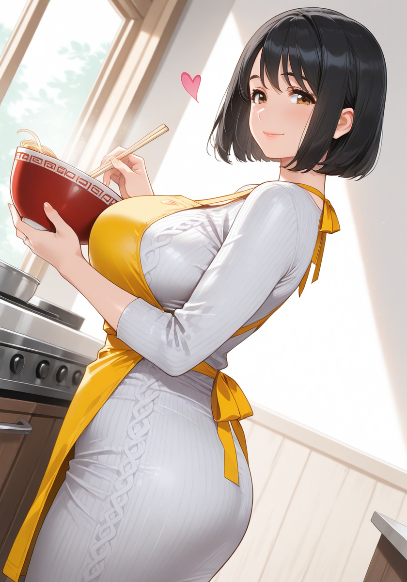 お昼よ～♡KanoMommy Lunch Time-pixiv插画-作品交流服务