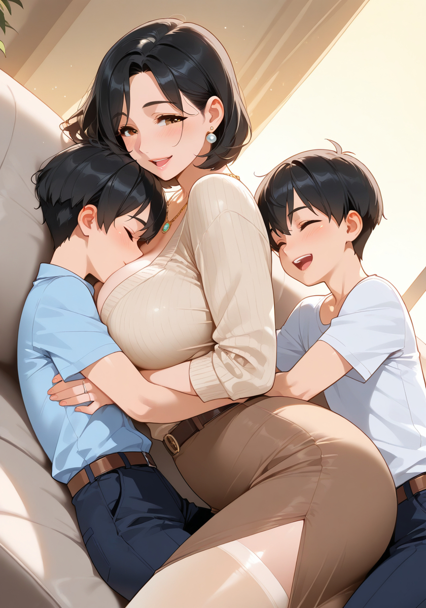 夕方いちゃラブタイム♡ Evening Cuddle Time-pixiv插画-作品交流服务