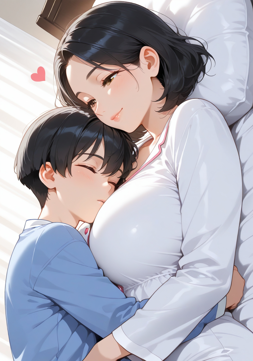 ママの胸の上で♡ On KanoMommy’s Chest-pixiv插画-作品交流服务