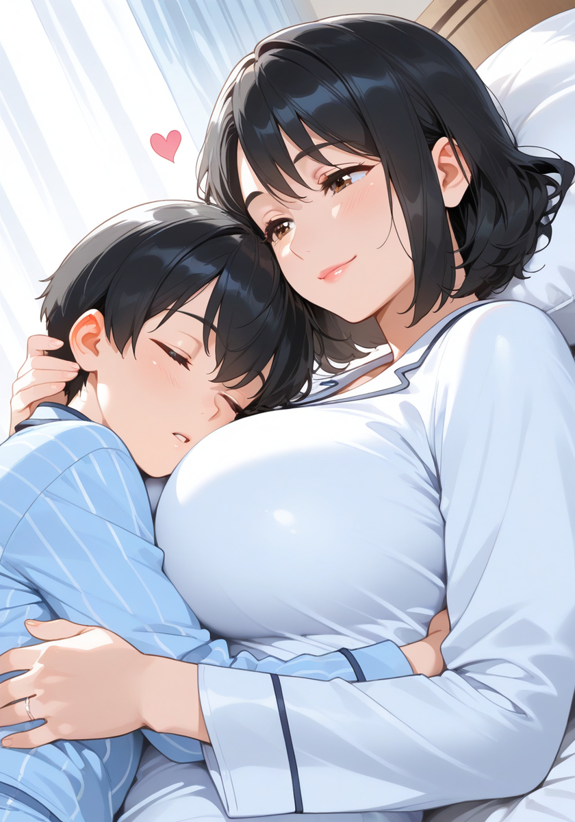 ママの胸の上で♡ On KanoMommy’s Chest-pixiv插画-作品交流服务