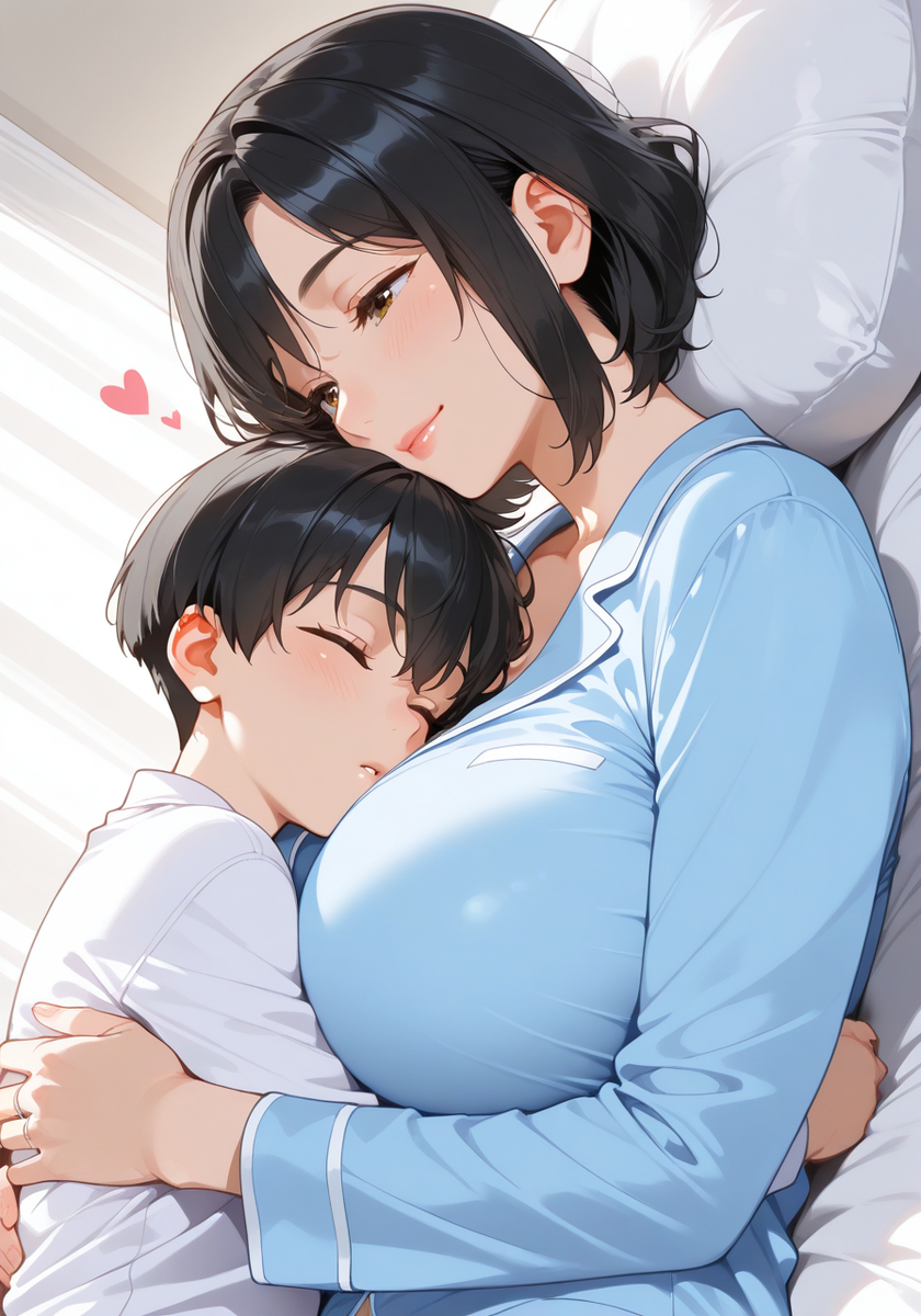 ママの胸の上で♡ On KanoMommy’s Chest-pixiv插画-作品交流服务