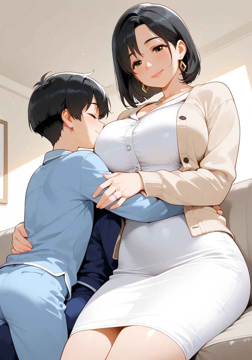 雨の朝ぎゅー♡ Rainy Morning Cuddles-pixiv插画-作品交流服务