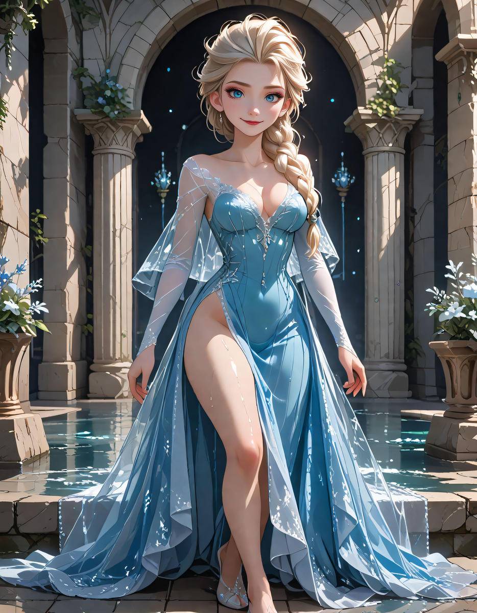 Elsa(エルサ)_Frozen-pixiv插画-作品交流服务