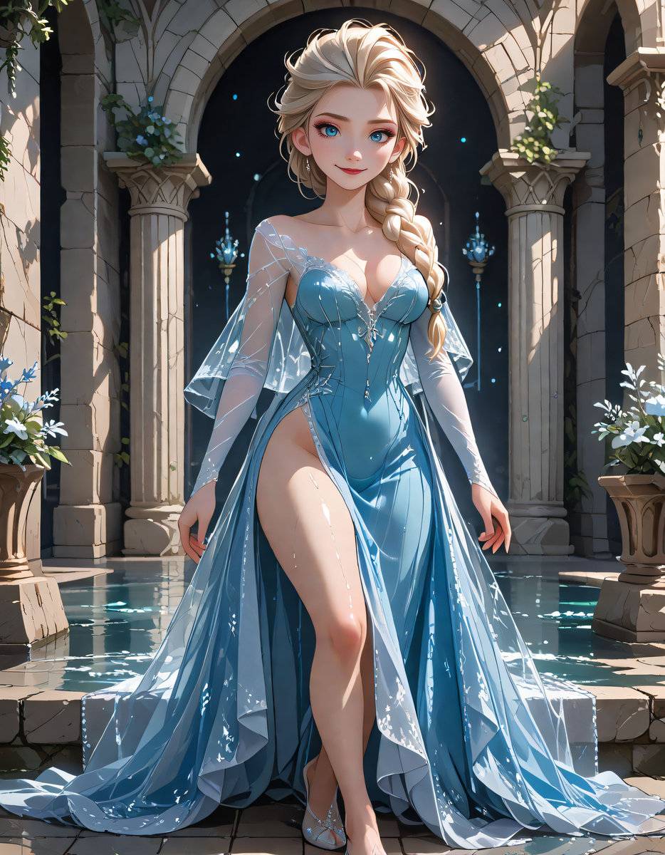 Elsa(エルサ)_Frozen-pixiv插画-作品交流服务