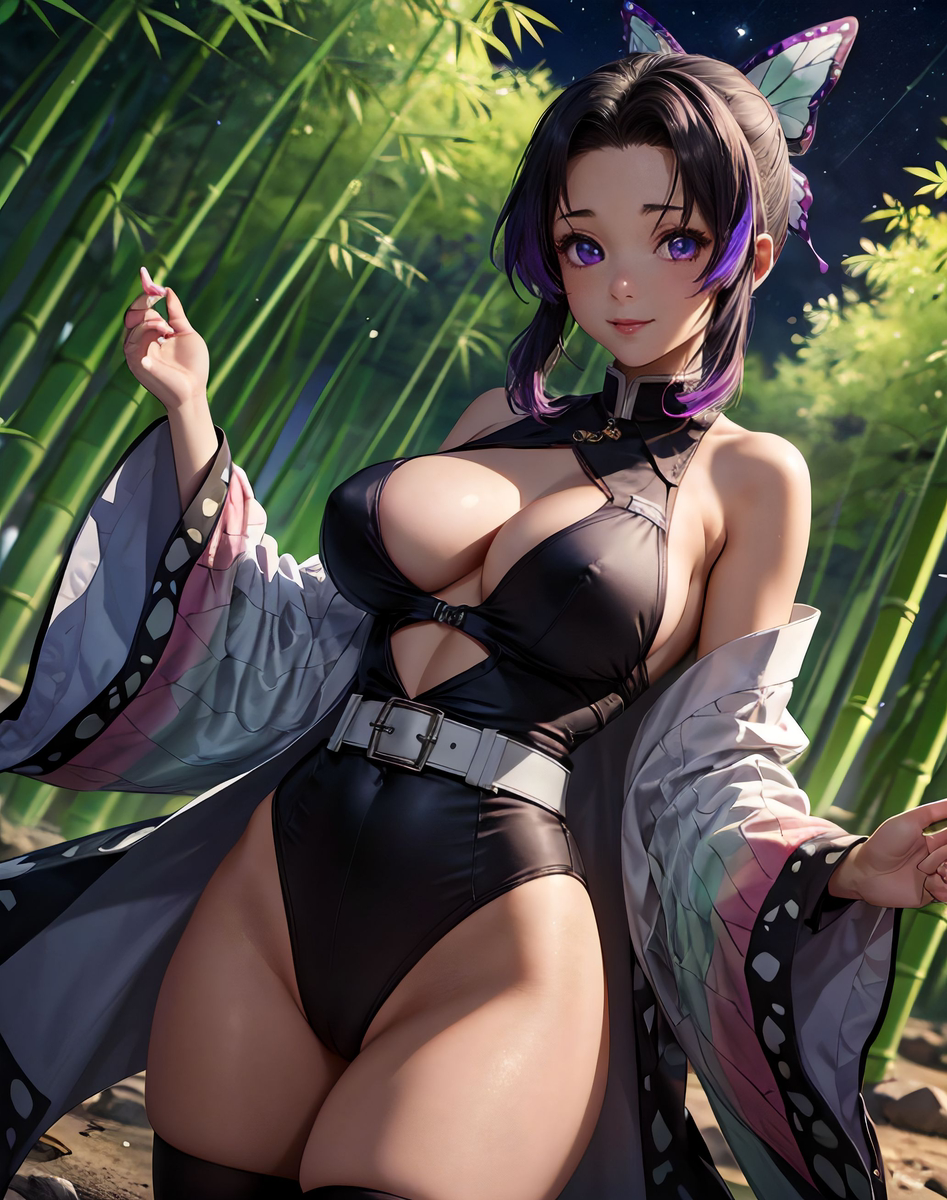 Shinobu Kocho(胡蝶しのぶ)-pixiv插画-作品交流服务