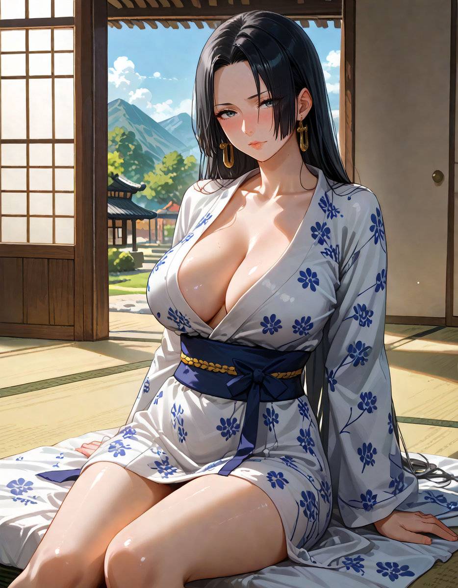 Yukata Hancock(浴衣ハンコック)-pixiv插画-作品交流服务