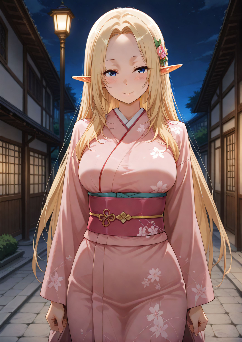 Alpha(アルファ)_Kimono(着物)_SFW-pixiv插画-作品交流服务