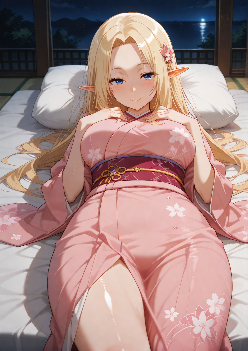 Alpha(アルファ)_Kimono(着物)_SFW-pixiv插画-作品交流服务