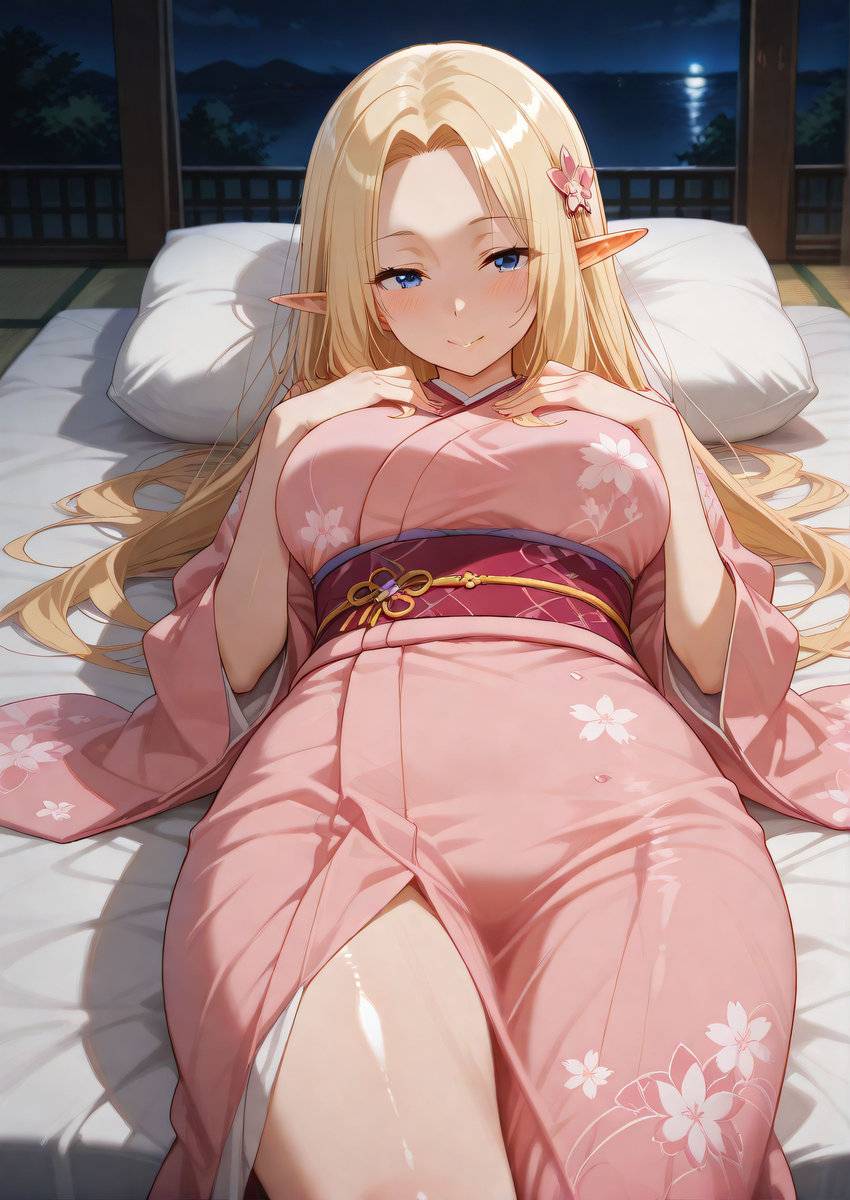 Alpha(アルファ)_Kimono(着物)_SFW-pixiv插画-作品交流服务