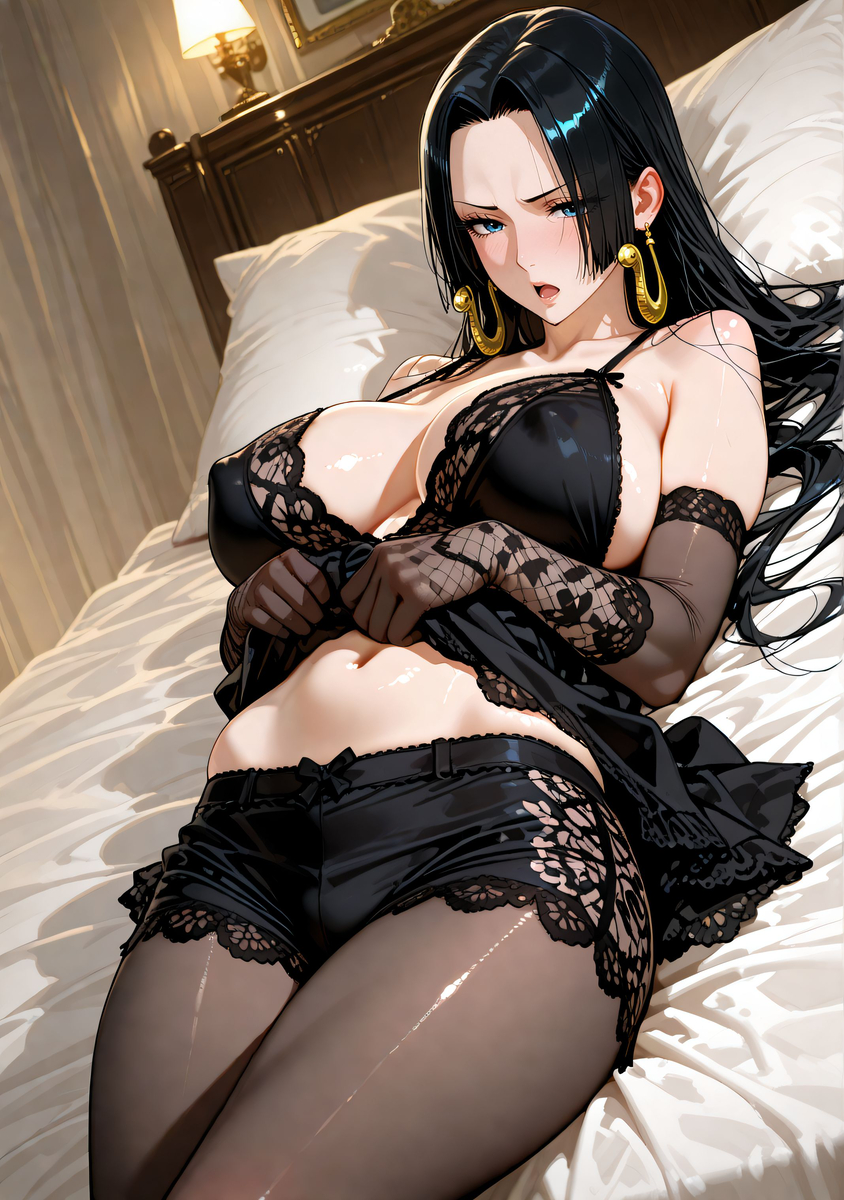 图片[5]-Boa Hancock_Lingerie-pixiv插画-作品交流服务