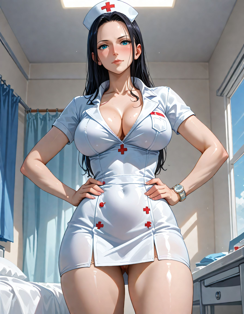 Nico Robin_Nurse(ニコ・ロビン)_ナース服-pixiv插画-作品交流服务