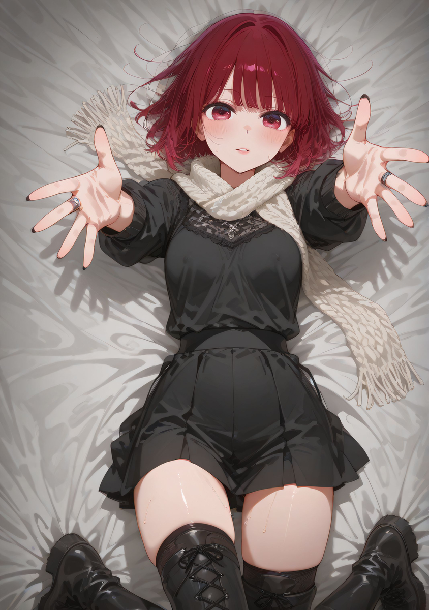 图片[5]-Kana Arima_Black Dress (有馬かな)-pixiv插画-作品交流服务