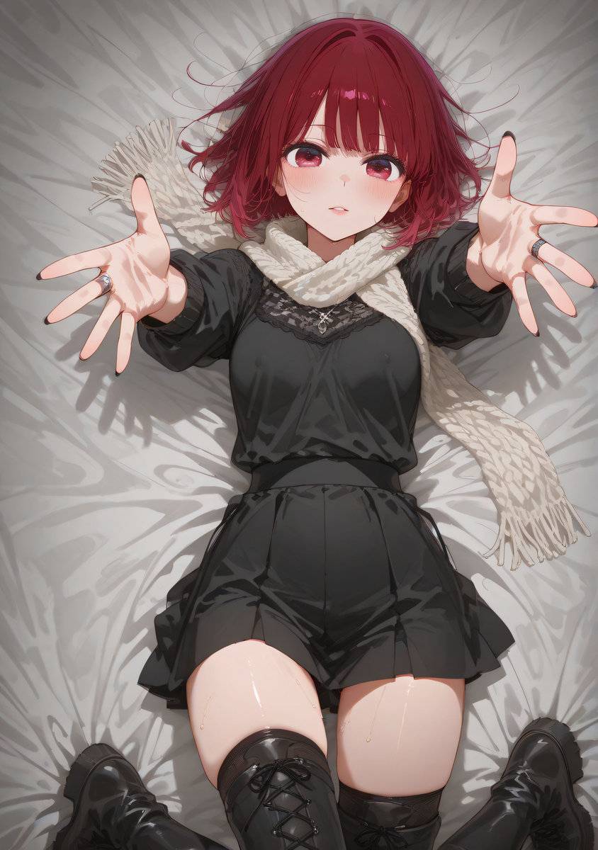 图片[5]-Kana Arima_Black Dress (有馬かな)-pixiv插画-作品交流服务