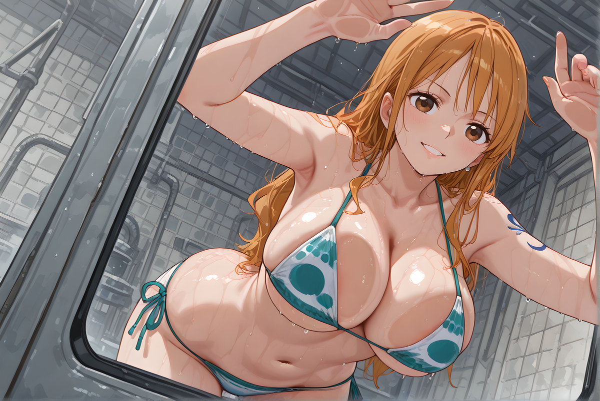 Nami_Against Glass-pixiv插画-作品交流服务