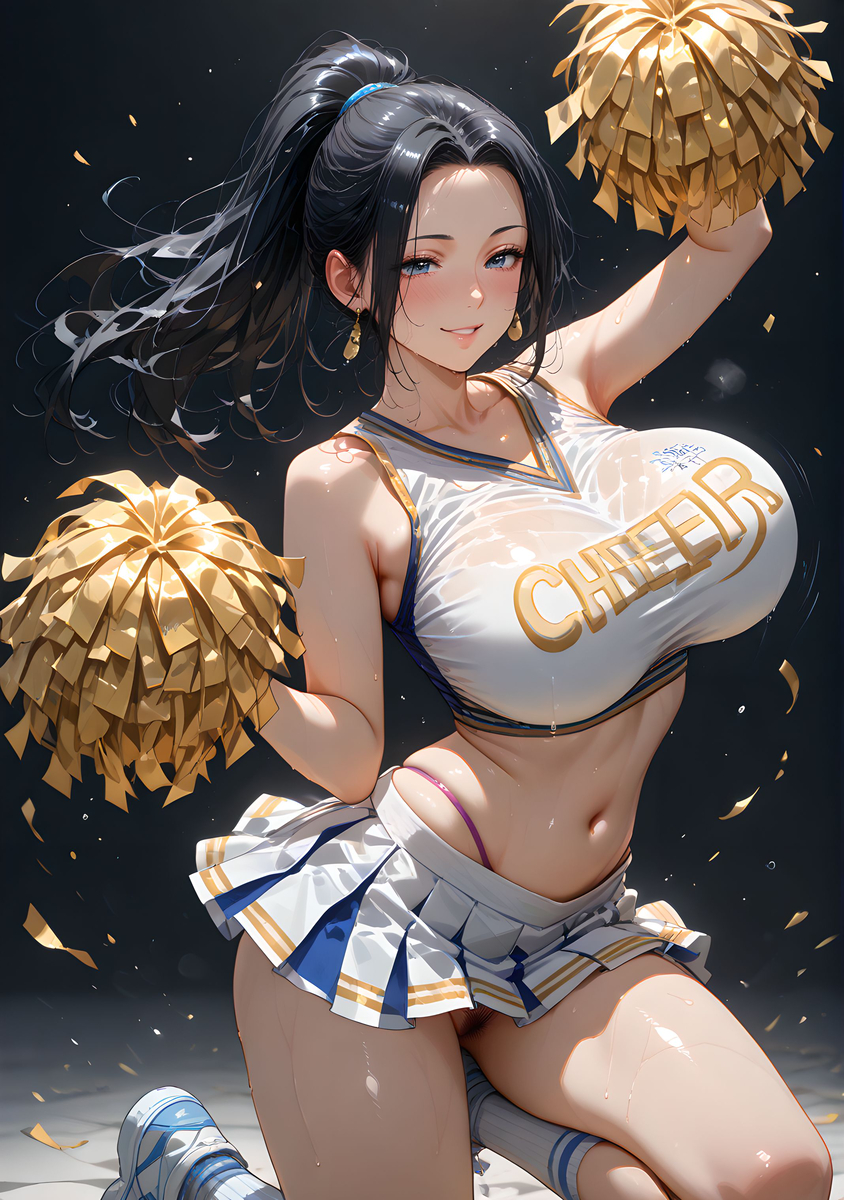 Boa Hancock_Cheergirl 2-pixiv插画-作品交流服务