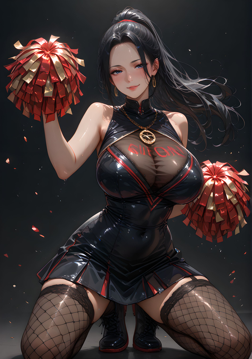 Boa Hancock_Cheergirl 2-pixiv插画-作品交流服务