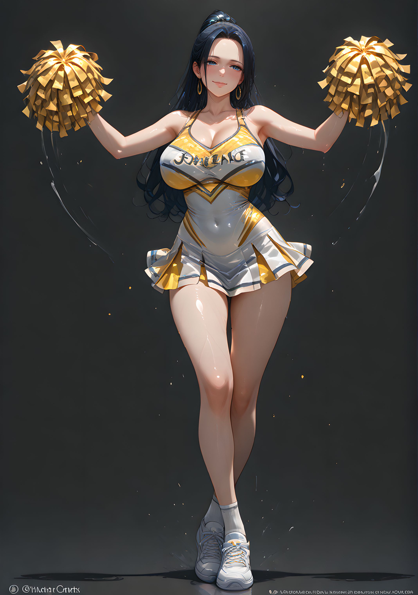 Boa Hancock_Cheergirl 2-pixiv插画-作品交流服务