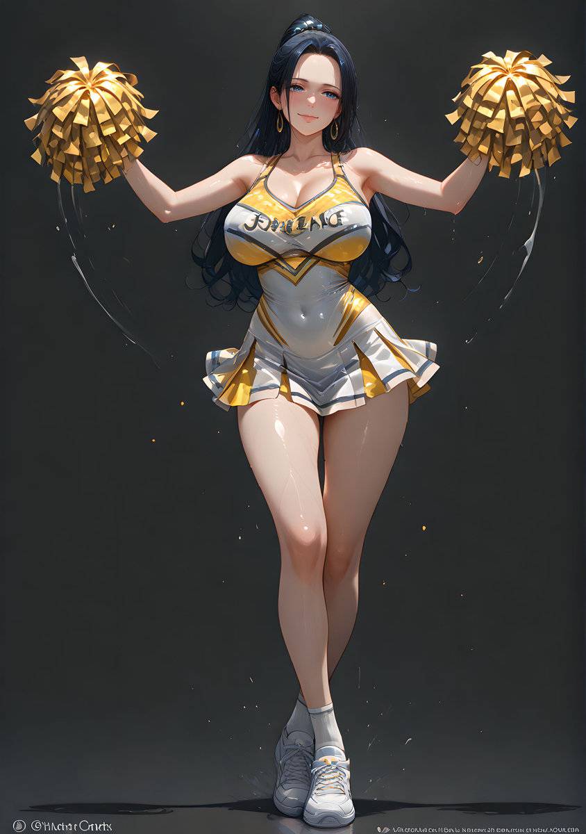 Boa Hancock_Cheergirl 2-pixiv插画-作品交流服务