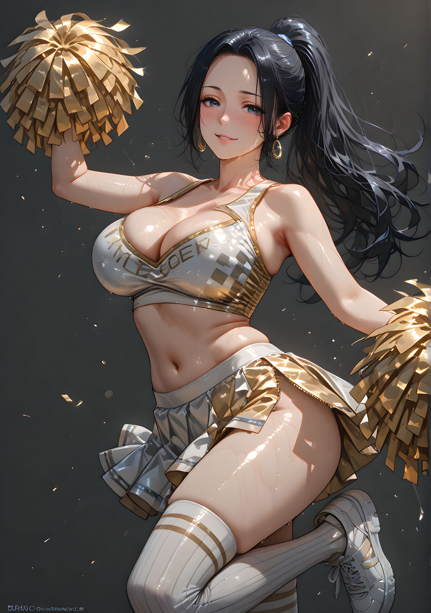 Boa Hancock_Cheergirl 2-pixiv插画-作品交流服务