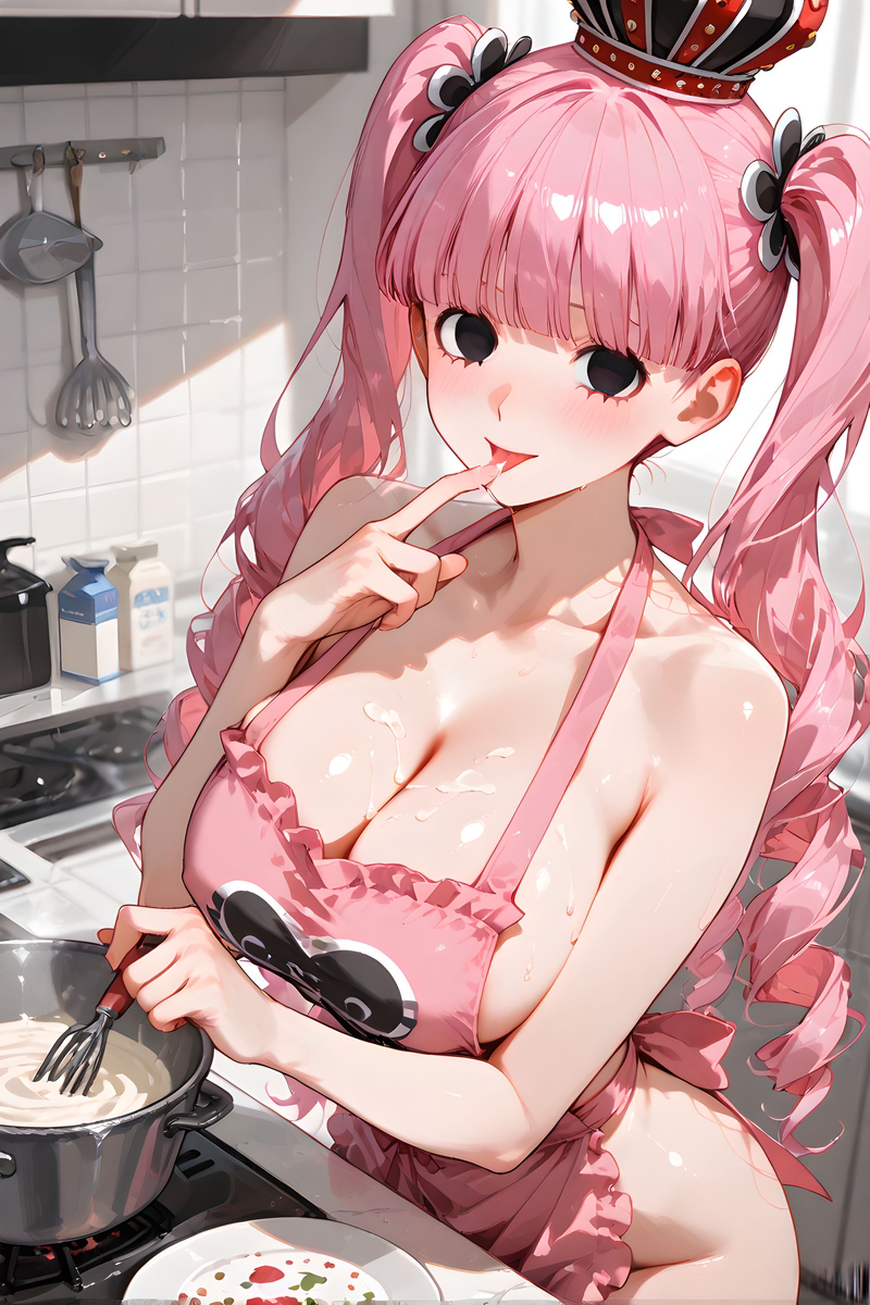 Perona_Naked Apron-pixiv插画-作品交流服务