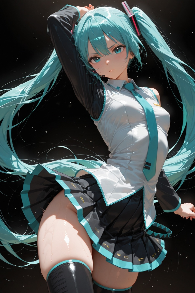 Miku Hatsune_Dancing-pixiv插画-作品交流服务