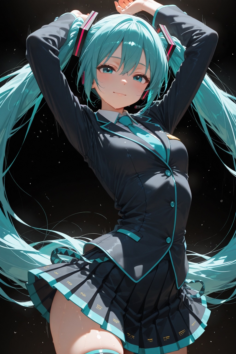 Miku Hatsune_Dancing-pixiv插画-作品交流服务