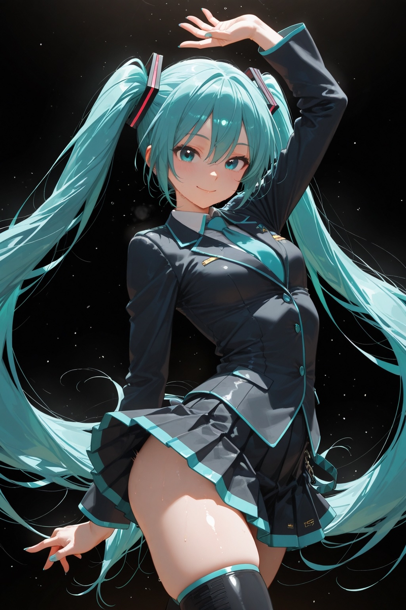 Miku Hatsune_Dancing-pixiv插画-作品交流服务