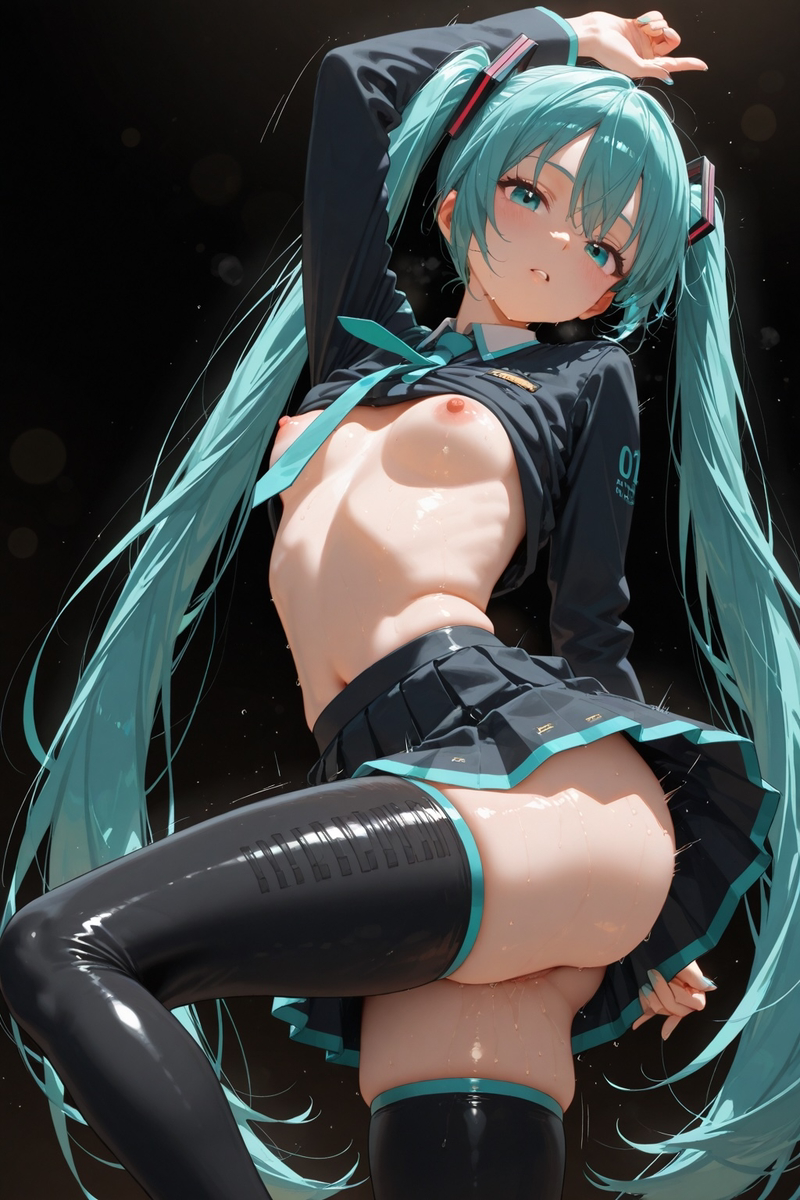 Miku Hatsune_dancing NSFW-pixiv插画-作品交流服务