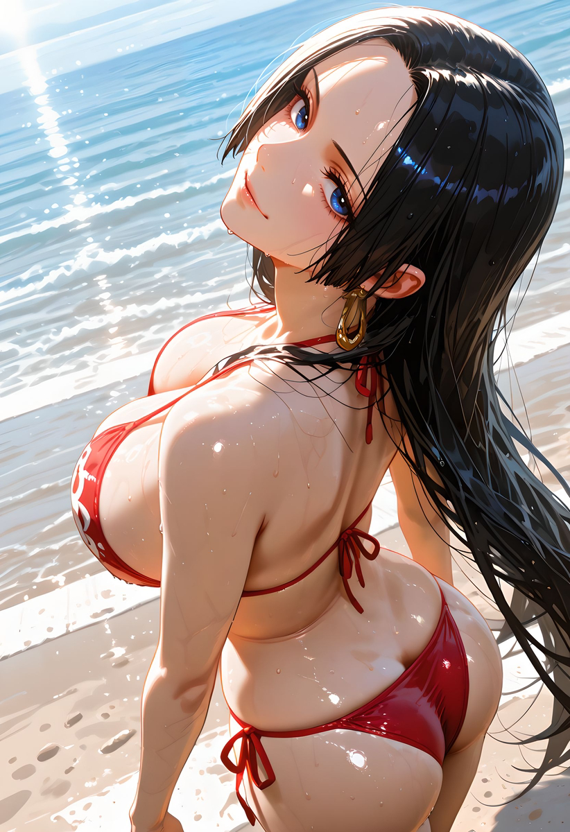 Boa Hancock_Bikini-pixiv插画-作品交流服务
