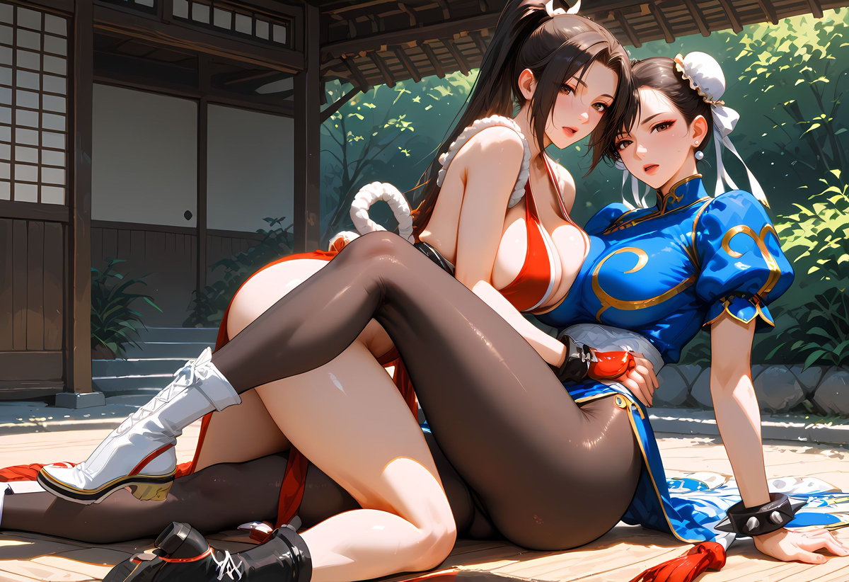 图片[5]-Chun-Li and Mai Shiranui-pixiv插画-作品交流服务