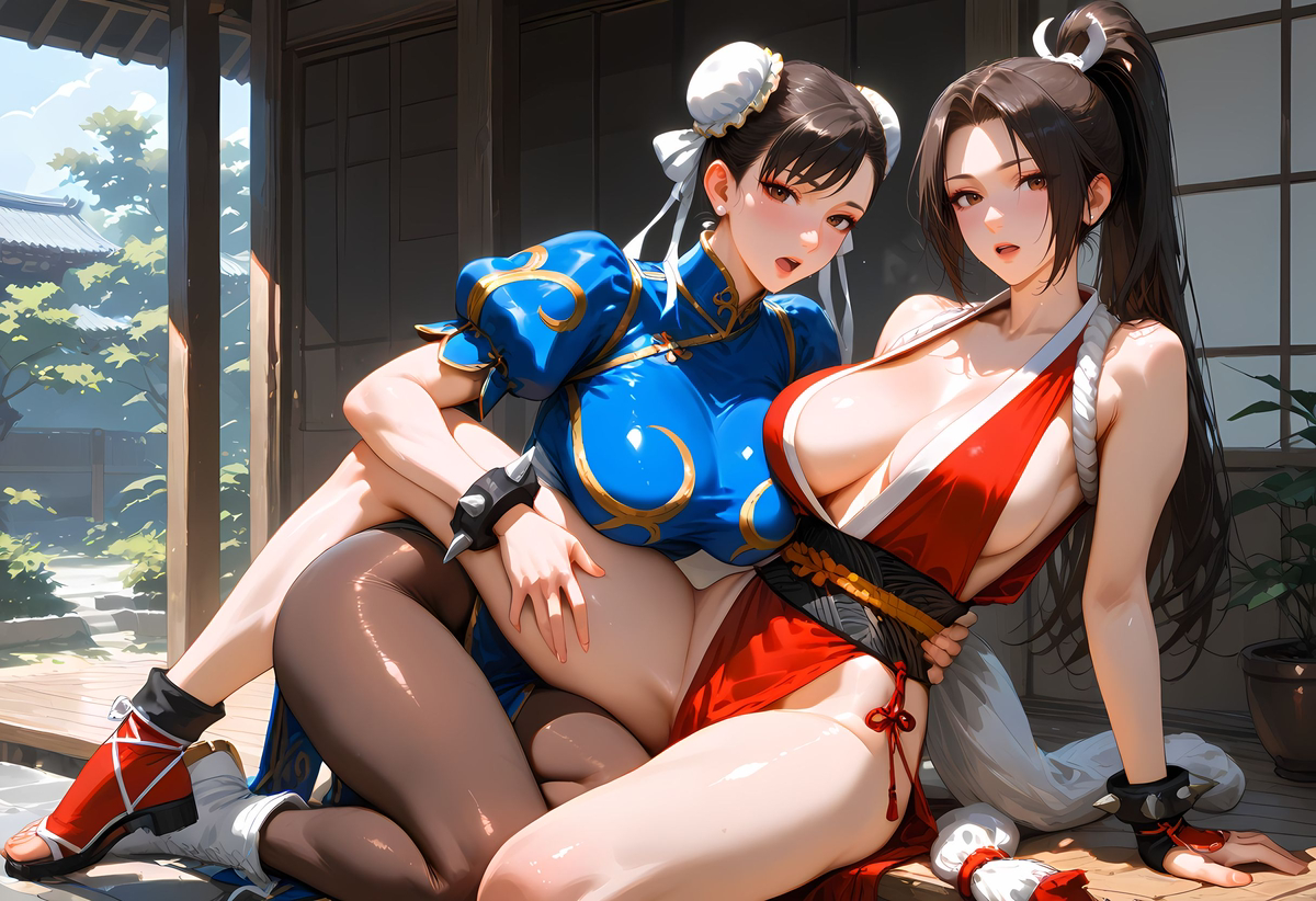 图片[8]-Chun-Li and Mai Shiranui-pixiv插画-作品交流服务
