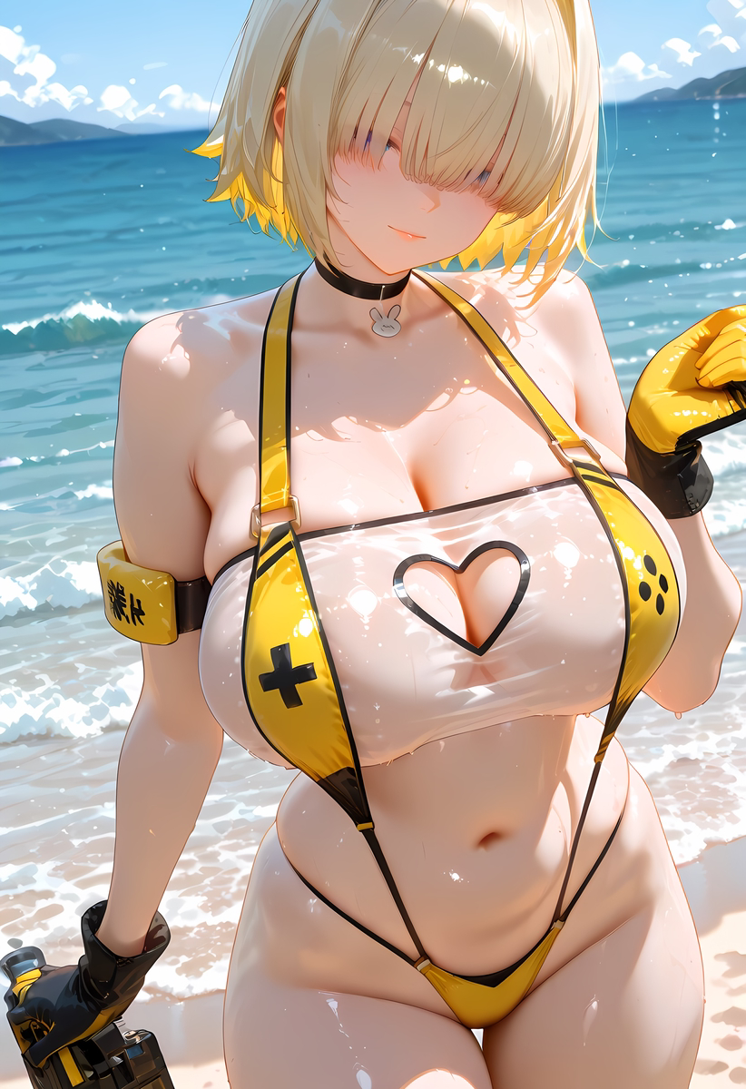 Elegg_NIKKE_swimwear-pixiv插画-作品交流服务