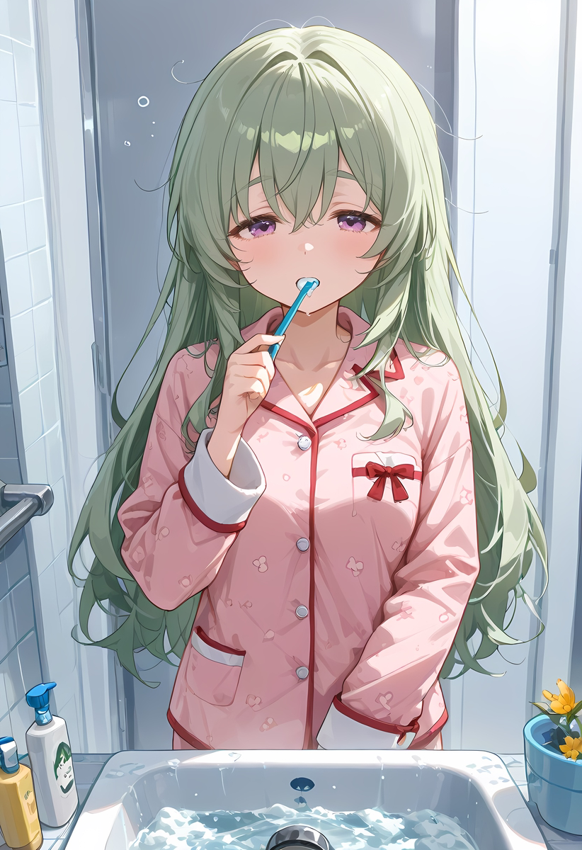 Corin Wickes_Morning Pajamas-pixiv插画-作品交流服务