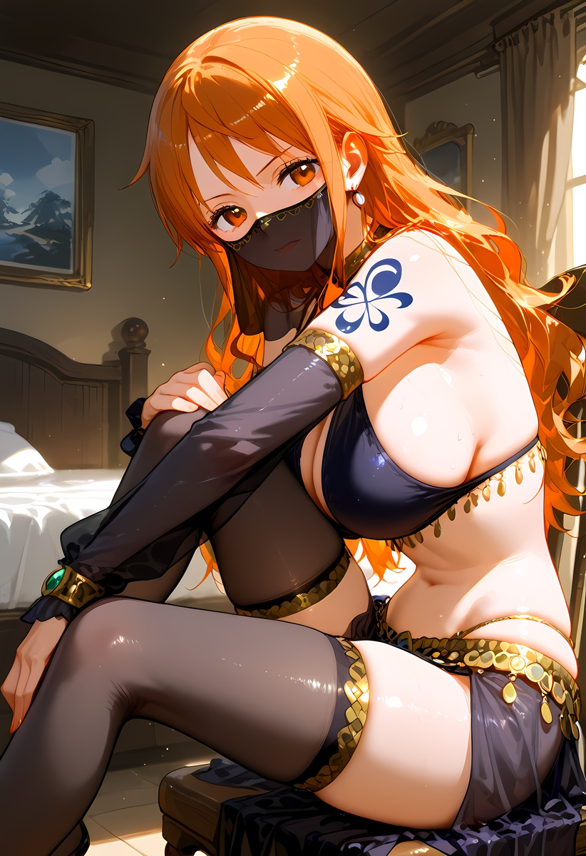 Nami_Arabian Belly Dancer-pixiv插画-作品交流服务