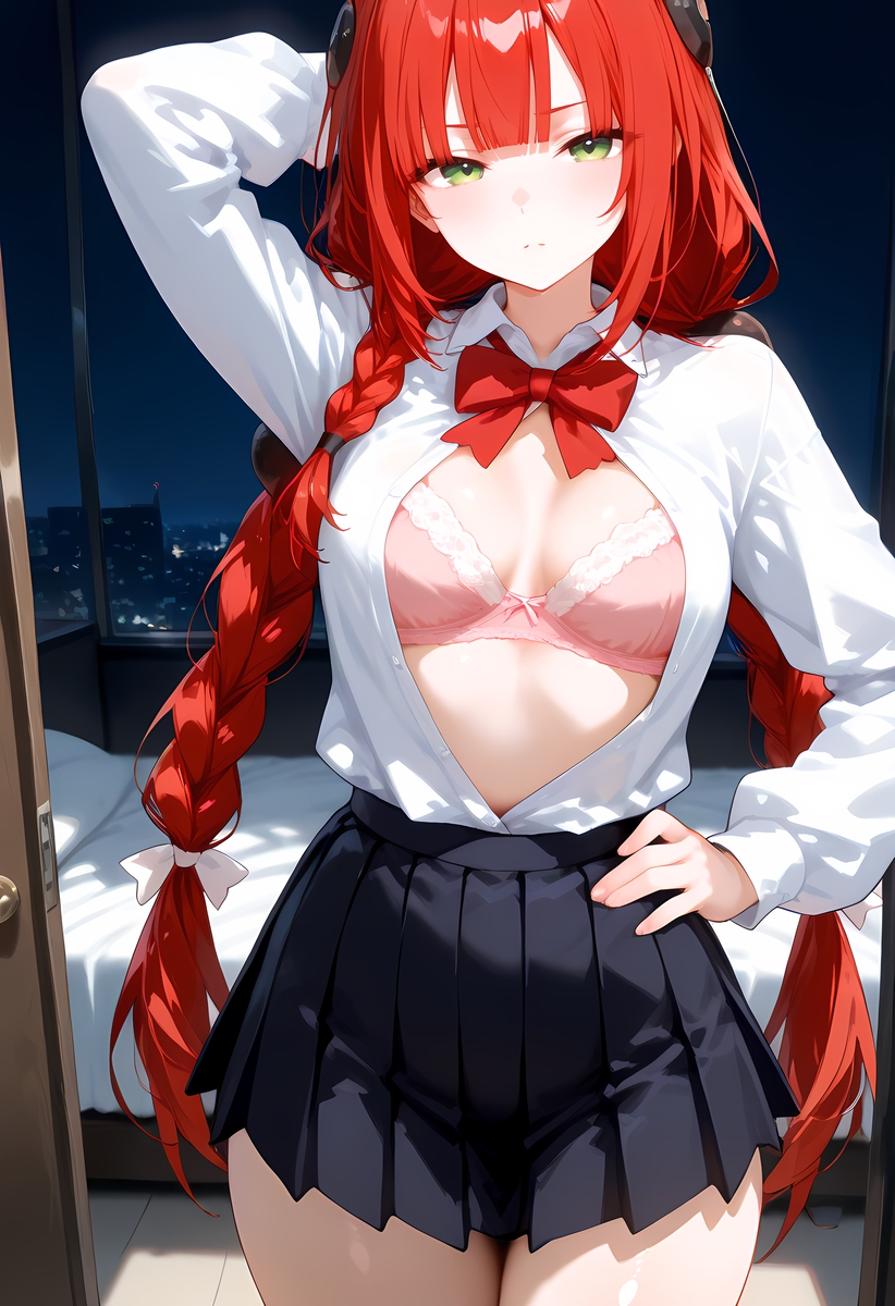 图片[6]-Yuzuha Ukinami_Undressing-pixiv插画-作品交流服务