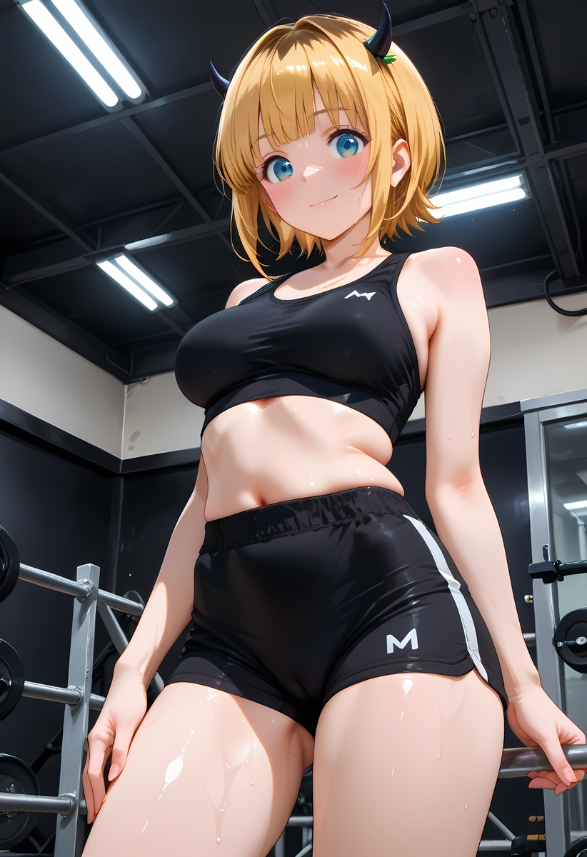 MEM-Cho_Sport gym wear-pixiv插画-作品交流服务