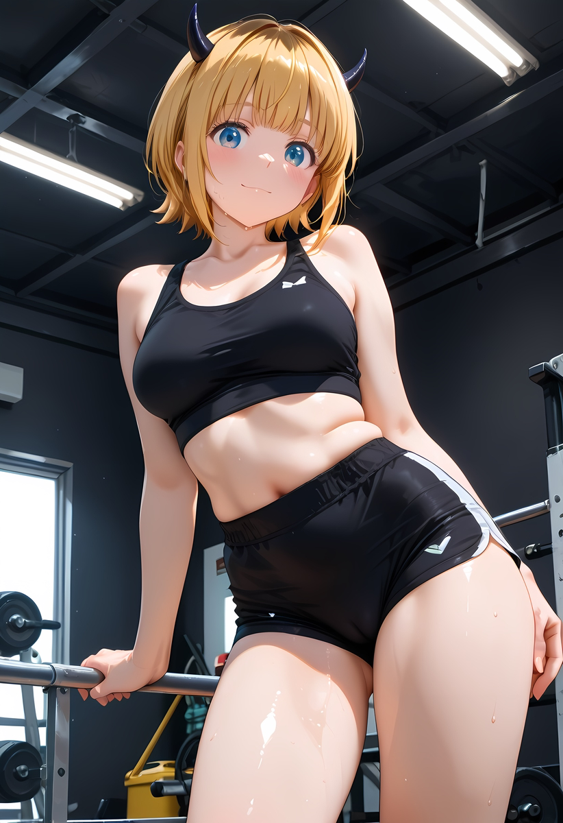 MEM-Cho_Sport gym wear-pixiv插画-作品交流服务