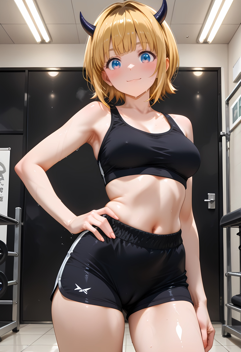 MEM-Cho_Sport gym wear-pixiv插画-作品交流服务