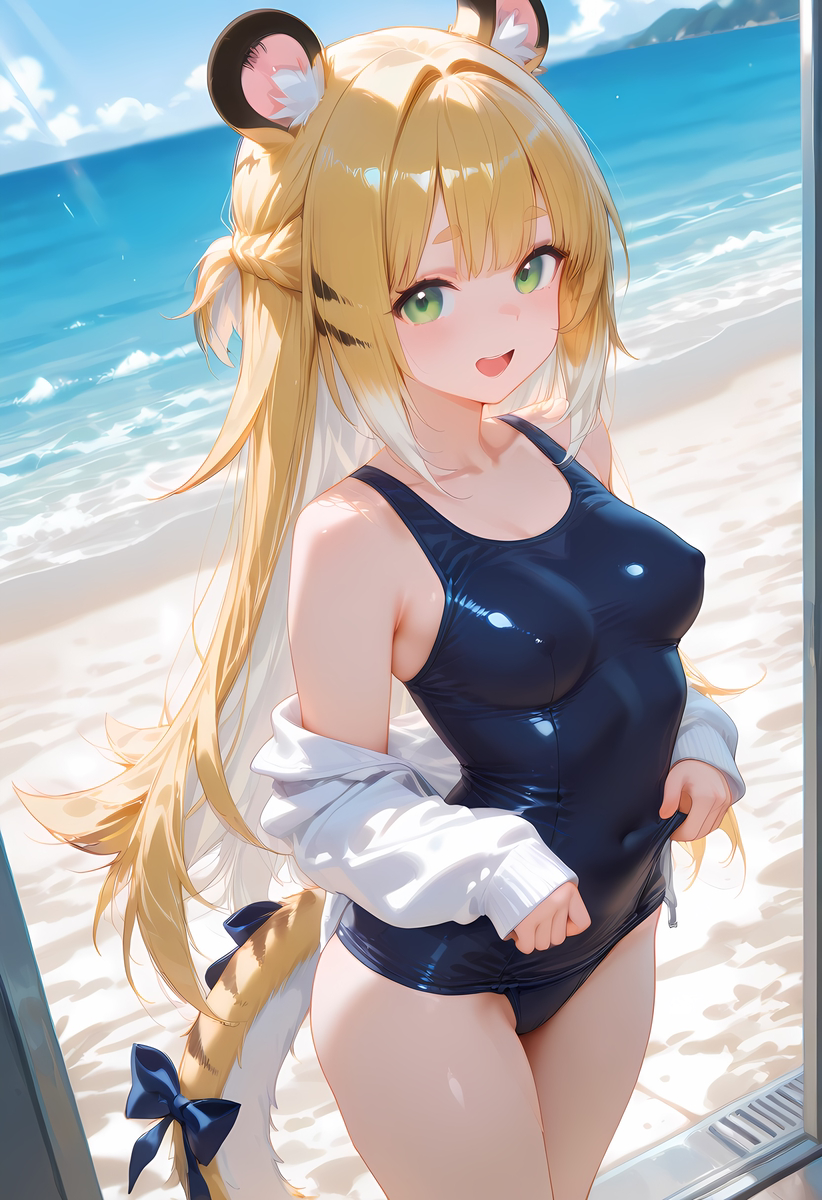 Ju Fufu__school swimwear-pixiv插画-作品交流服务