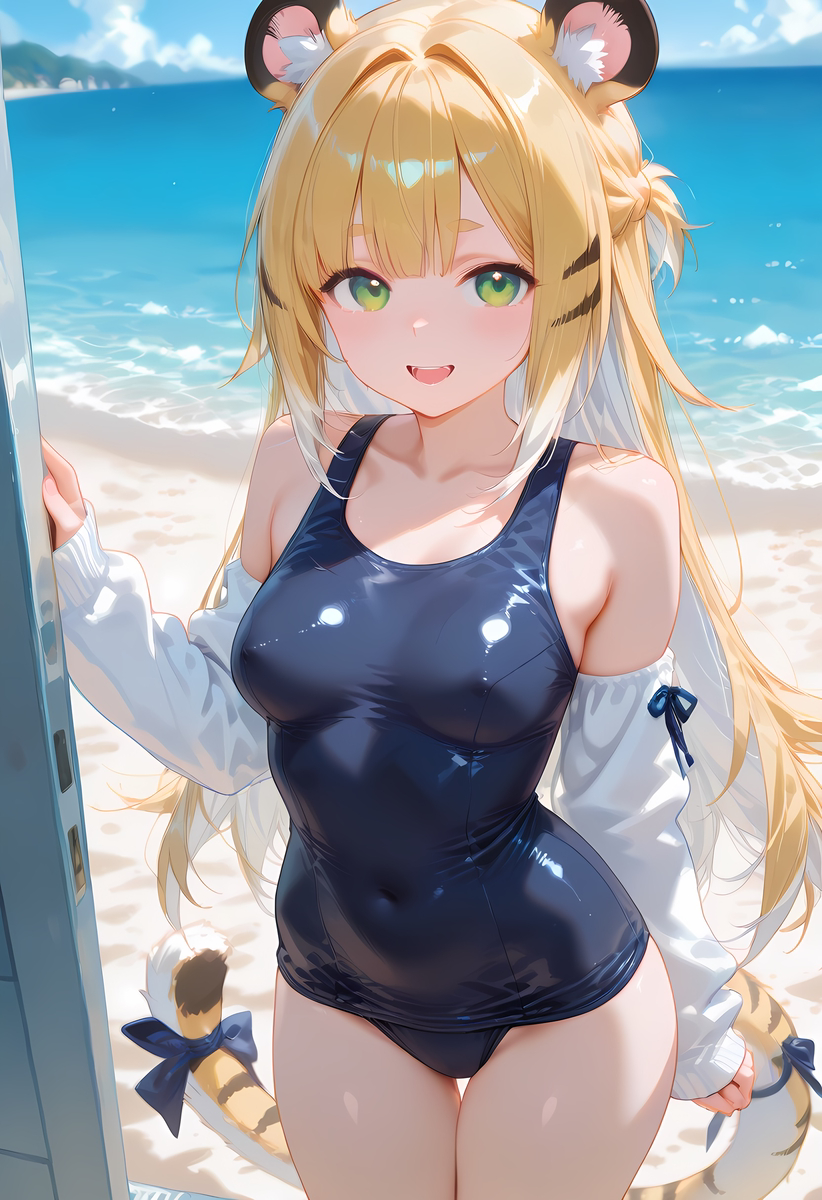 Ju Fufu__school swimwear-pixiv插画-作品交流服务