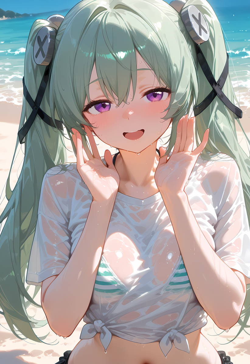 Corin Wickes(カリン・ウィクス)_Swimwear-pixiv插画-作品交流服务