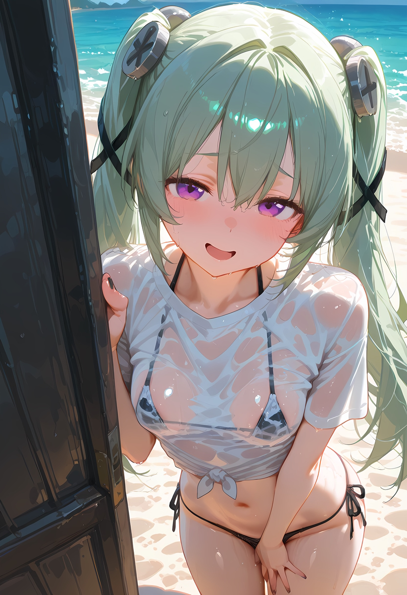 Corin Wickes(カリン・ウィクス)_Swimwear-pixiv插画-作品交流服务