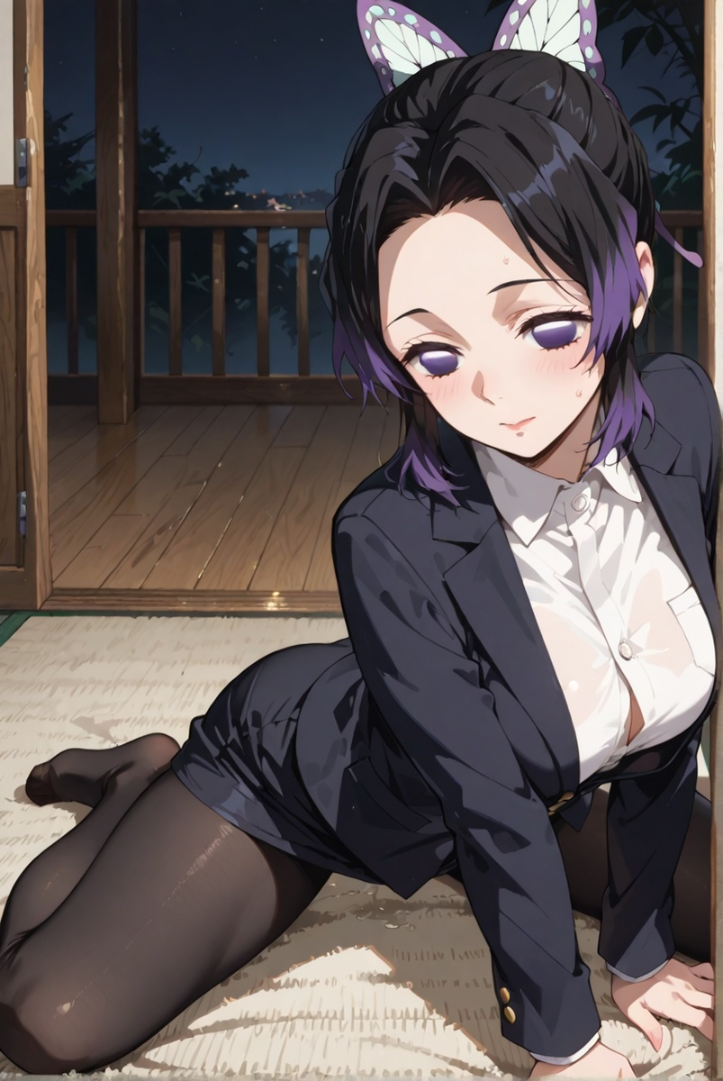 图片[5]-Shinobu Kocho_Office Lady Style-pixiv插画-作品交流服务